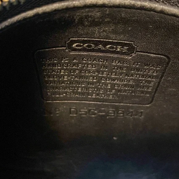 Coach vintage beautiful black bag. - Picture 9 of 9
